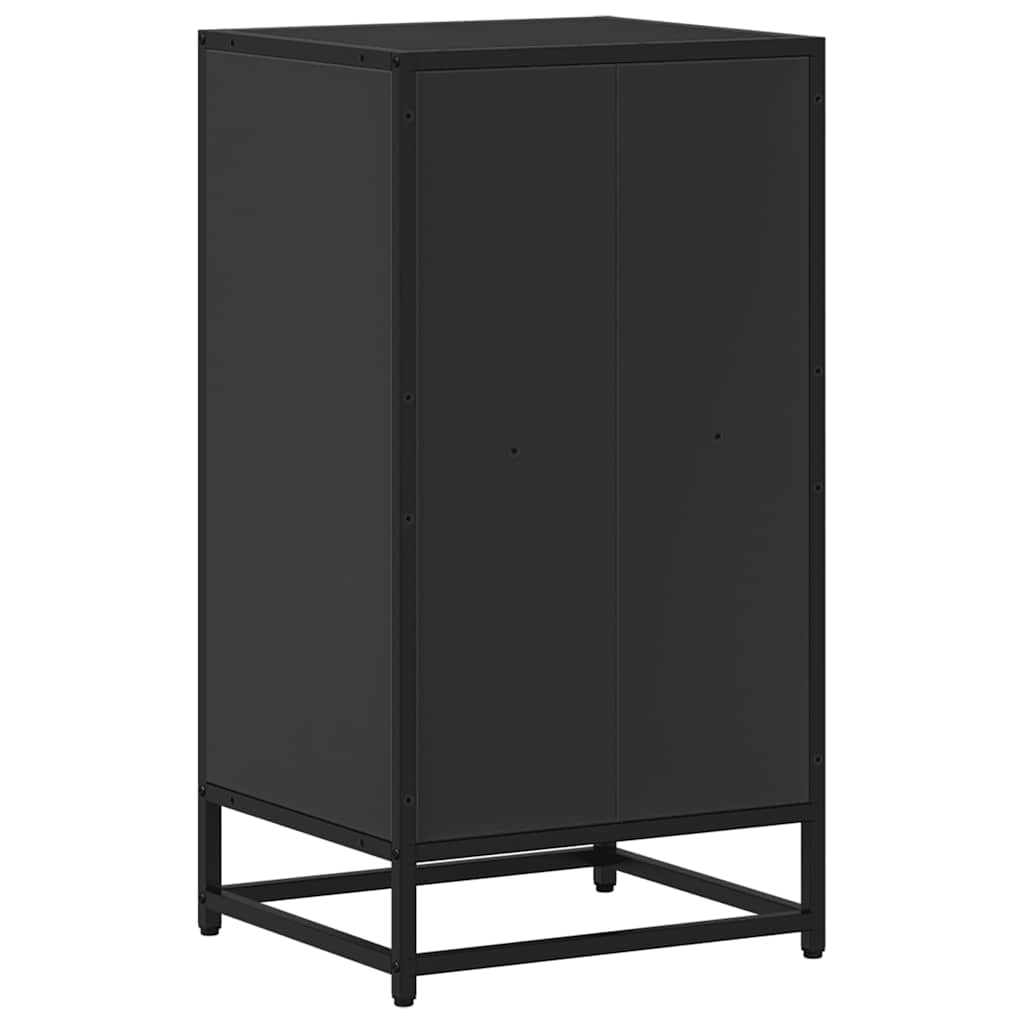 Libreria Nera 40x35x76 cm in Legno Multistrato | homemem39