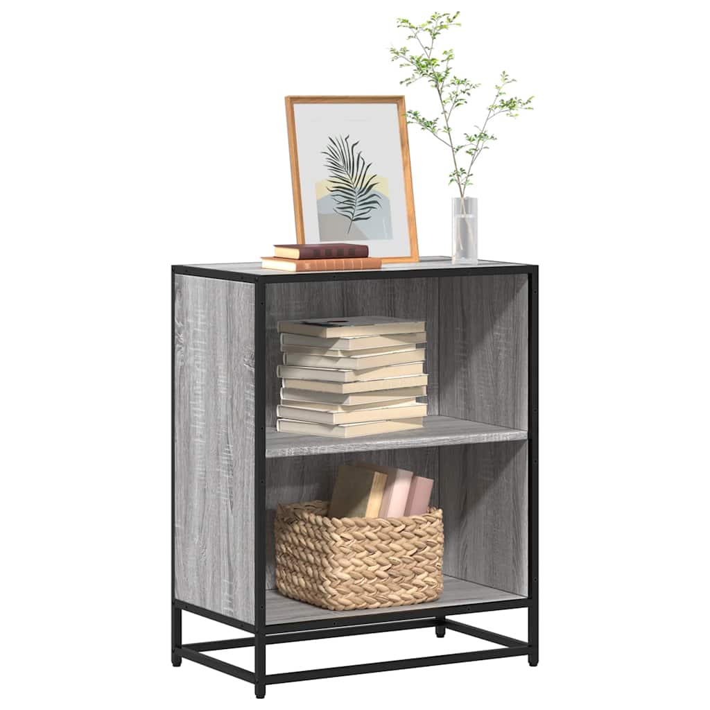 Libreria Grigio Sonoma 60x35x76 cm in Legno Multistrato | homemem39