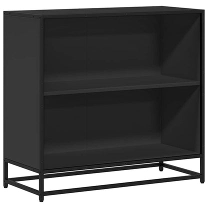 Libreria Nera 80,5x35x76 cm in Legno Multistrato | homemem39