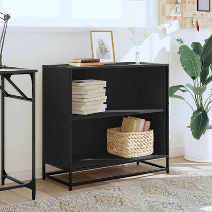 Libreria Nera 80,5x35x76 cm in Legno Multistrato | homemem39