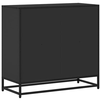 Libreria Nera 80,5x35x76 cm in Legno Multistrato | homemem39