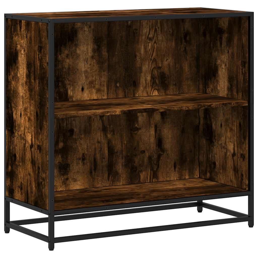 Libreria Rovere Fumo 80,5x35x76 cm in Legno Multistrato | homemem39