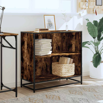 Libreria Rovere Fumo 80,5x35x76 cm in Legno Multistrato | homemem39