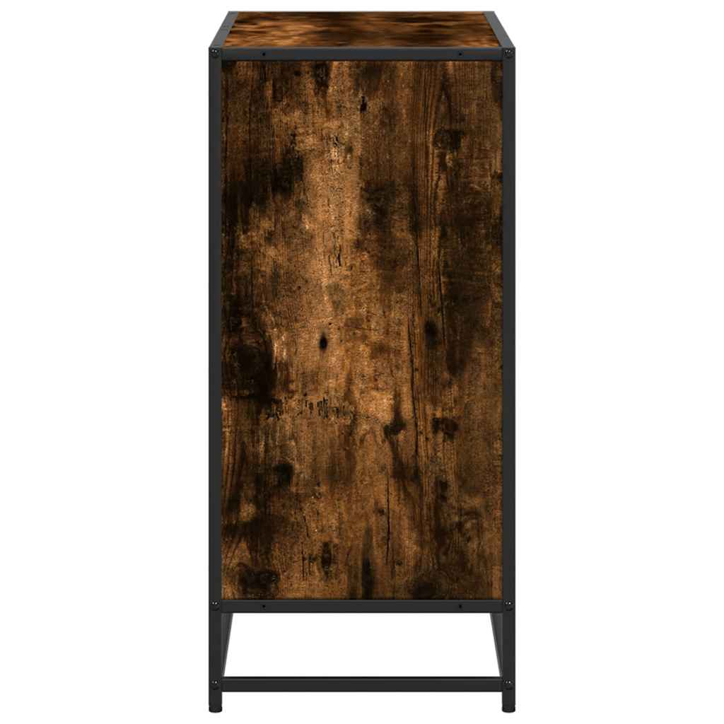 Libreria Rovere Fumo 80,5x35x76 cm in Legno Multistrato | homemem39