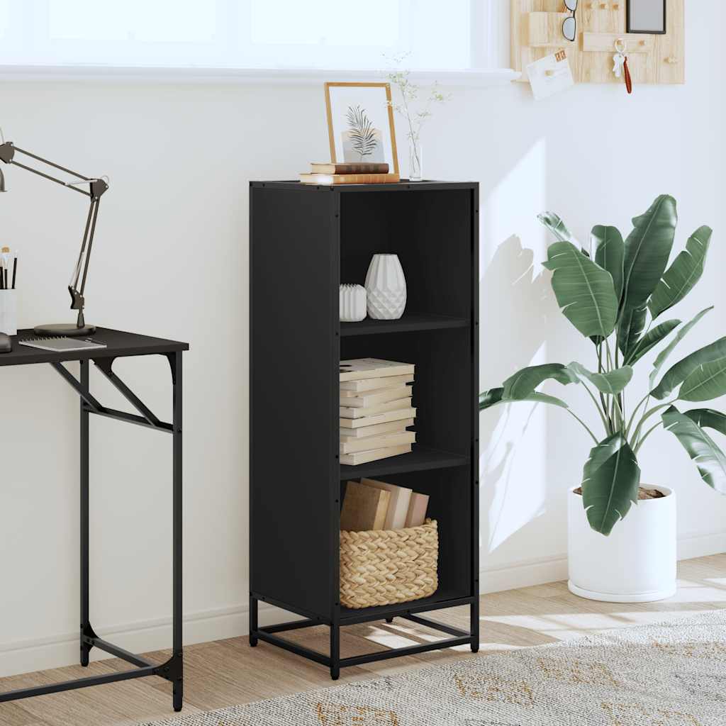 Libreria Nera 40x35x107,5 cm in Legno Multistrato | homemem39