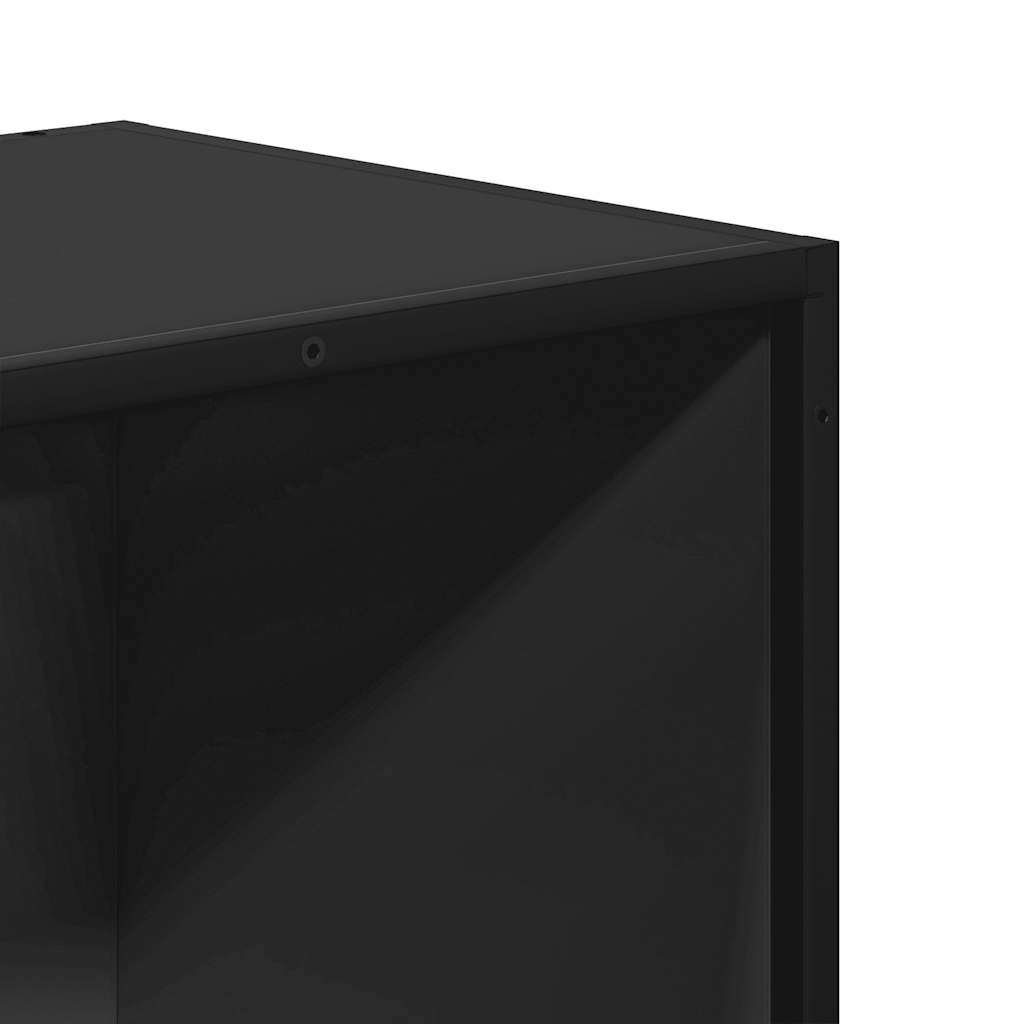 Libreria Nera 40x35x107,5 cm in Legno Multistrato | homemem39