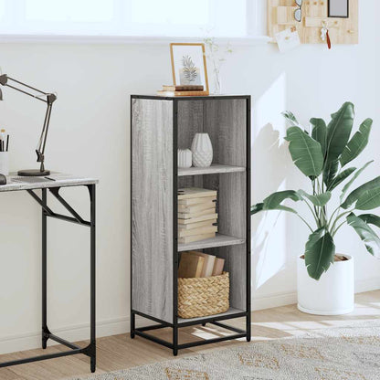Libreria Grigio Sonoma 40x35x107,5 cm in Legno Multistrato | homemem39