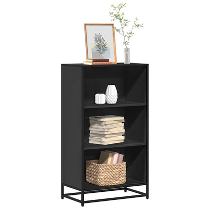 Libreria Nera 60x35x107,5 cm in Legno Multistrato | homemem39