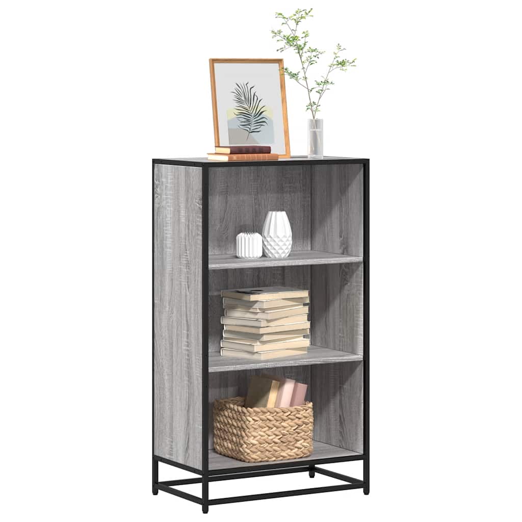 Libreria Grigio Sonoma 60x35x107,5 cm in Legno Multistrato | homemem39