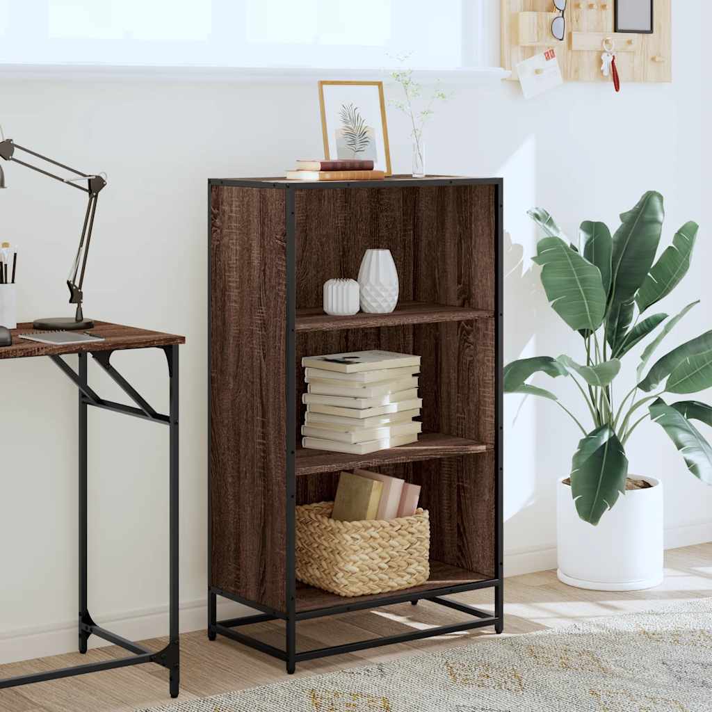 Libreria Rovere Marrone 60x35x107,5 cm in Legno Multistrato | homemem39