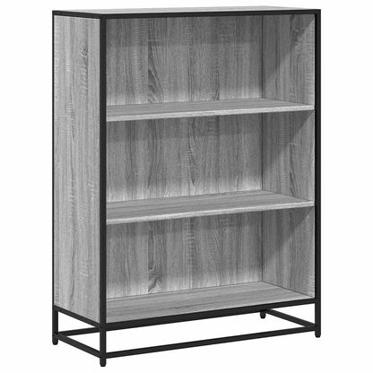 Libreria Grigio Sonoma 80,5x35x107,5 cm in Legno Multistrato | homemem39