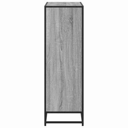 Libreria Grigio Sonoma 80,5x35x107,5 cm in Legno Multistrato | homemem39