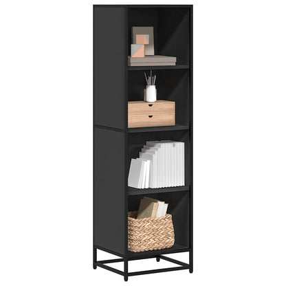 Libreria Nera 40x35x139 cm in Legno Multistrato | homemem39