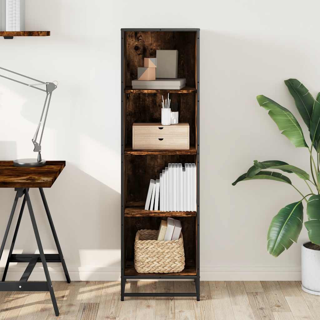 Libreria Rovere Fumo 40x35x139 cm in Truciolato | homemem39