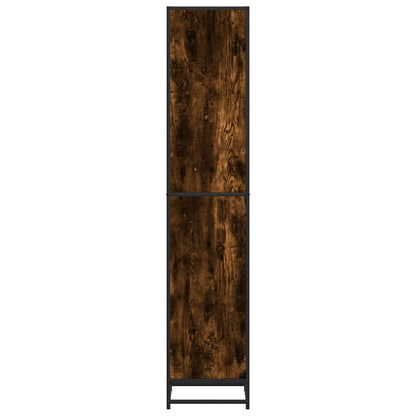 Libreria Rovere Fumo 40x35x170,5 cm in Legno Multistrato | homemem39
