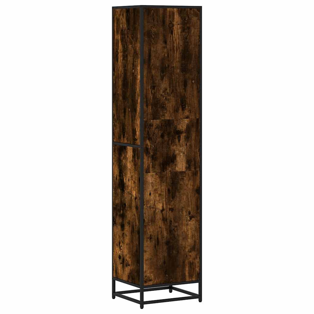 Libreria Rovere Fumo 40x35x170,5 cm in Legno Multistrato | homemem39