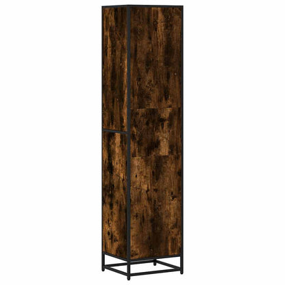 Libreria Rovere Fumo 40x35x170,5 cm in Legno Multistrato | homemem39