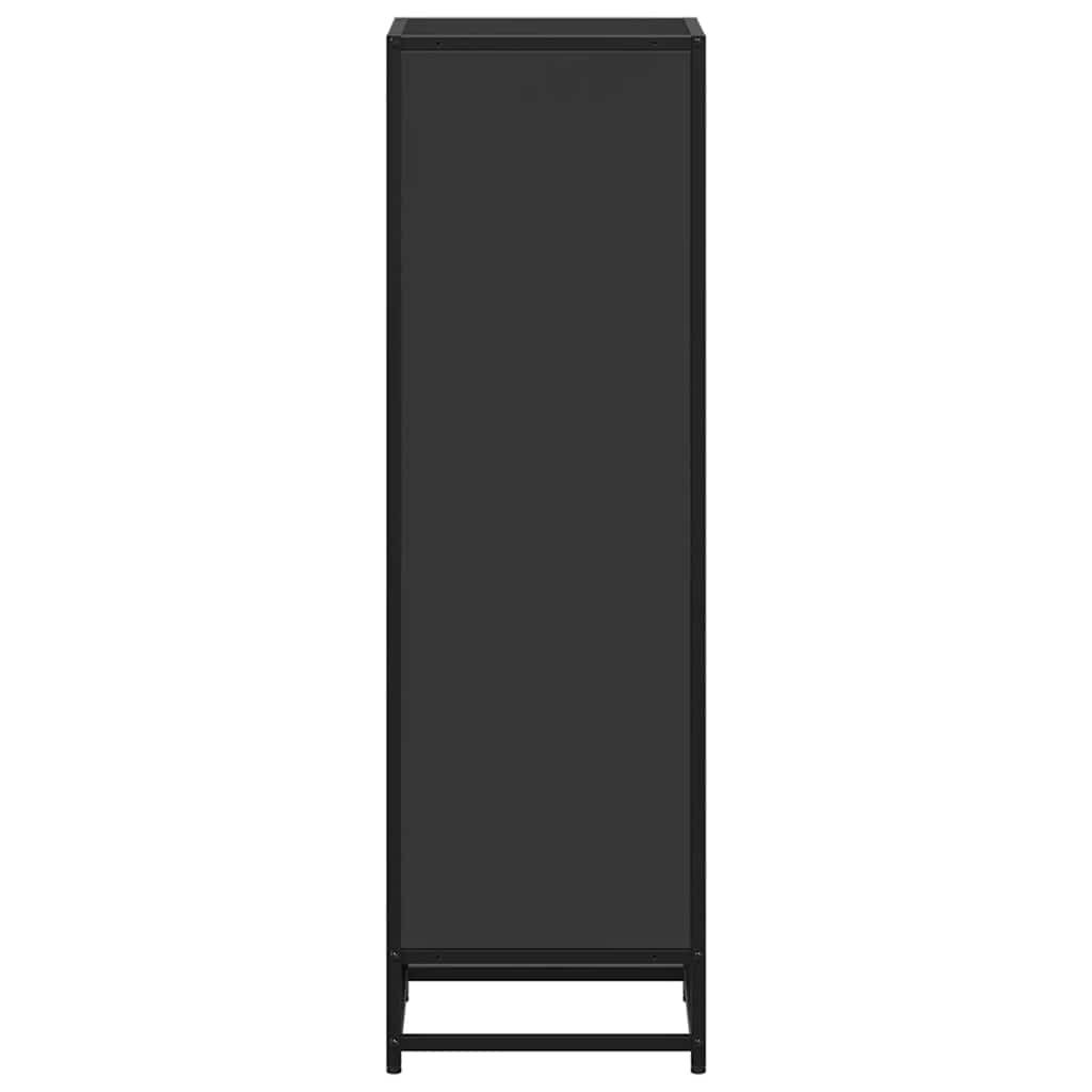 Libreria Nera 33,5x33x107,5 cm in Legno Multistrato | homemem39