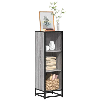 Libreria Grigio Sonoma 33,5x33x107,5 cm in Legno Multistrato | homemem39