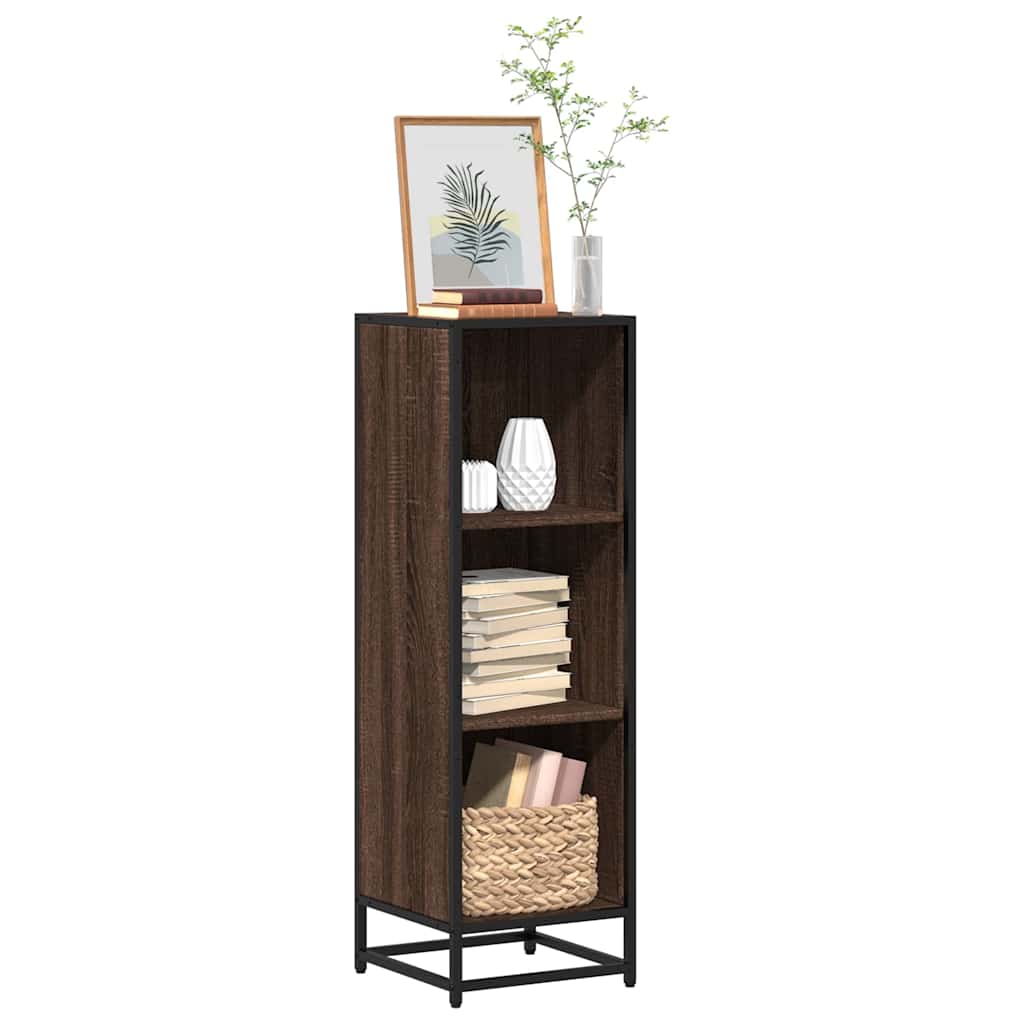 Libreria Rovere Marrone 33,5x33x107,5 cm in Legno Multistrato | homemem39