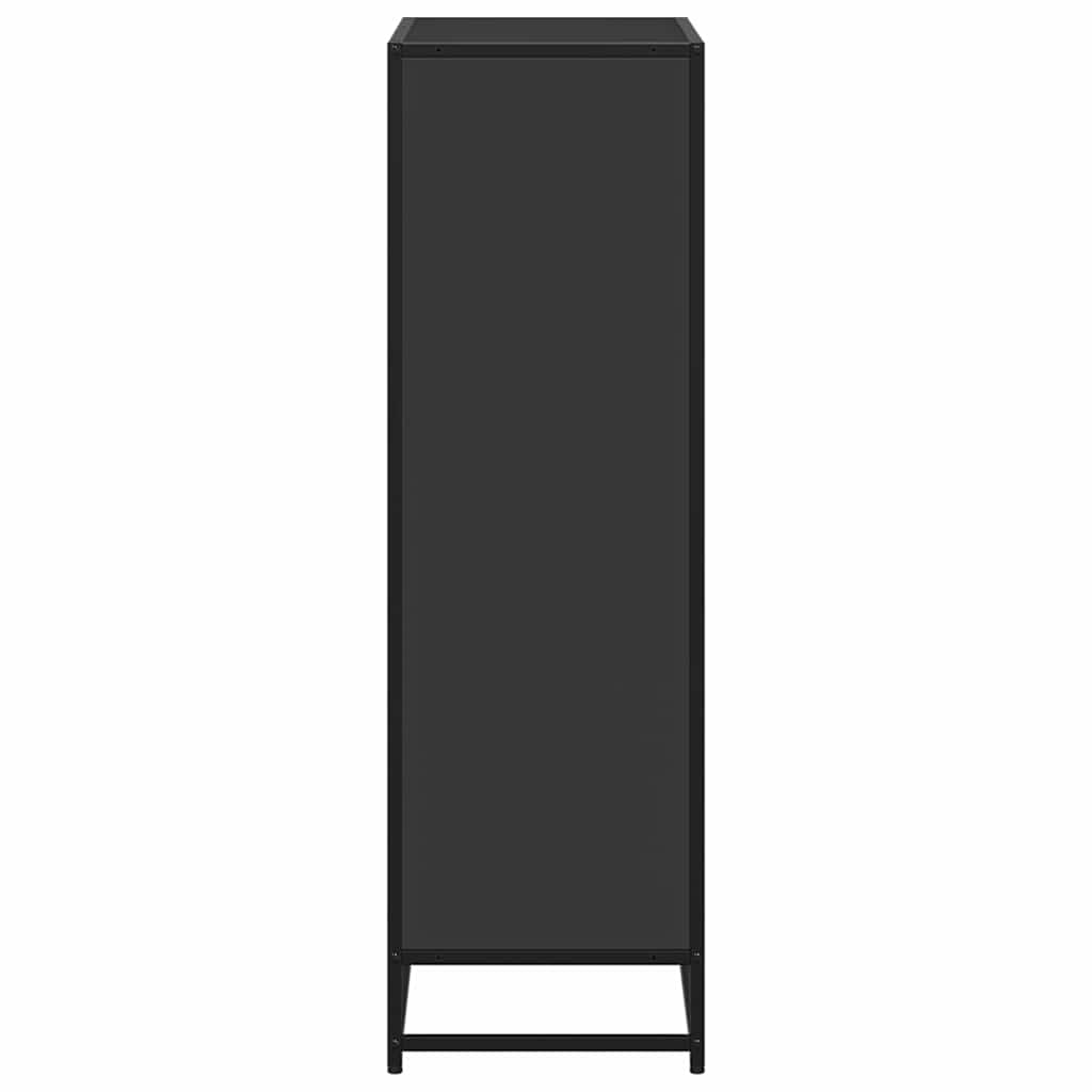 Libreria Nera 65,5x33x107,5 cm in Legno Multistrato | homemem39