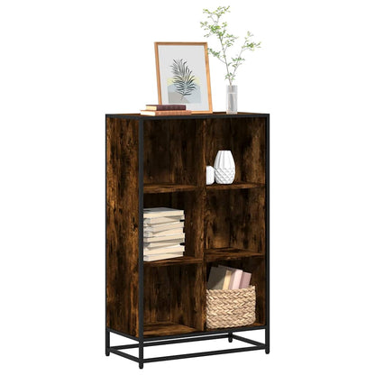 Libreria Rovere Fumo 65,5x33x107,5 cm in Legno Multistrato | homemem39