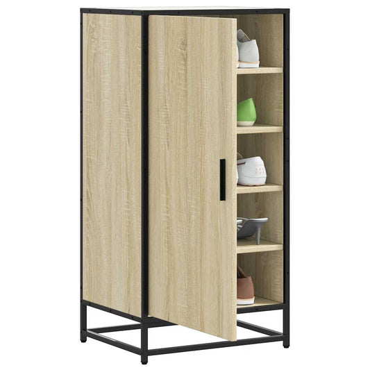 Scarpiera Rovere Sonoma 48x38x97,5 cm in Legno Multistrato - homemem39