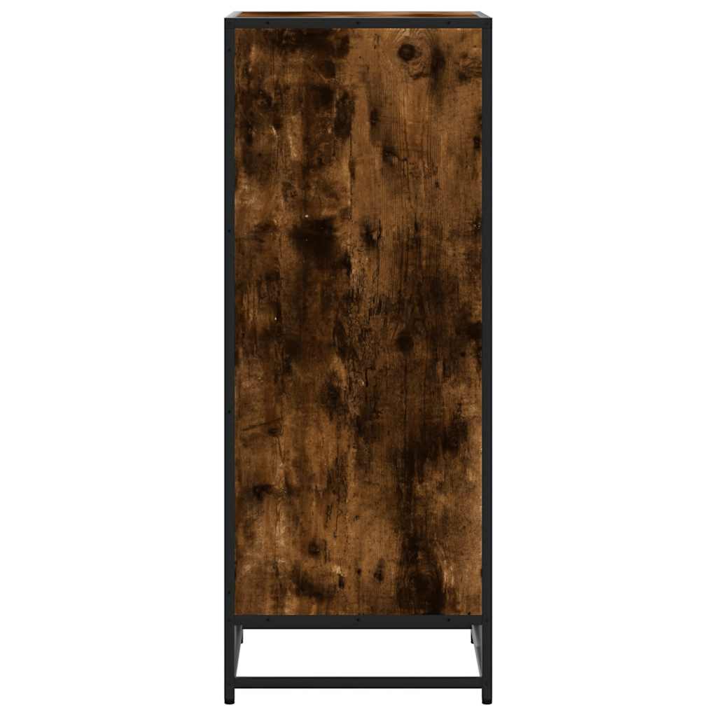 Scarpiera Rovere Fumo 48x38x97,5 cm in Legno Multistrato - homemem39