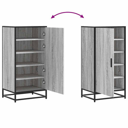 Scarpiera Grigio Sonoma 48x38x97,5 cm in Legno Multistrato - homemem39