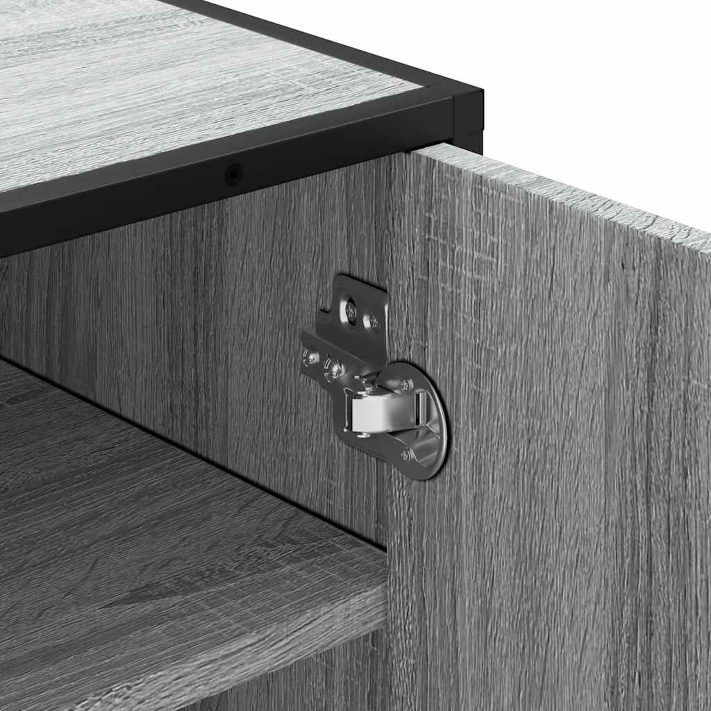 Scarpiera Grigio Sonoma 48x38x97,5 cm in Legno Multistrato - homemem39