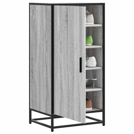 Scarpiera Grigio Sonoma 48x38x97,5 cm in Legno Multistrato - homemem39