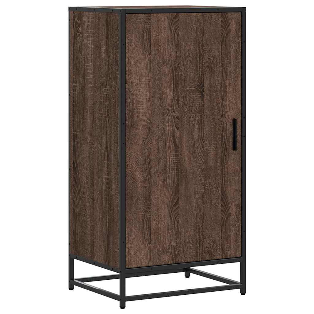 Scarpiera Rovere Marrone 48x38x97,5 cm in Legno Multistrato - homemem39