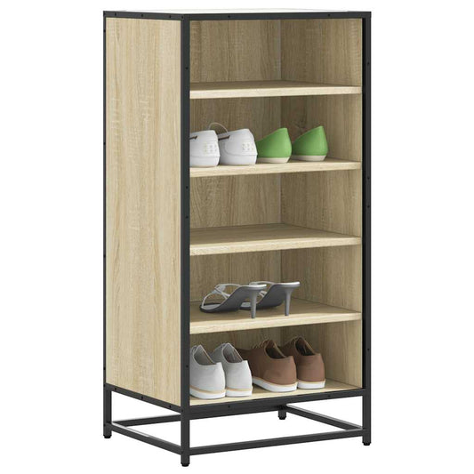 Scarpiera Rovere Sonoma 48x38x97,5 cm in Legno Multistrato - homemem39