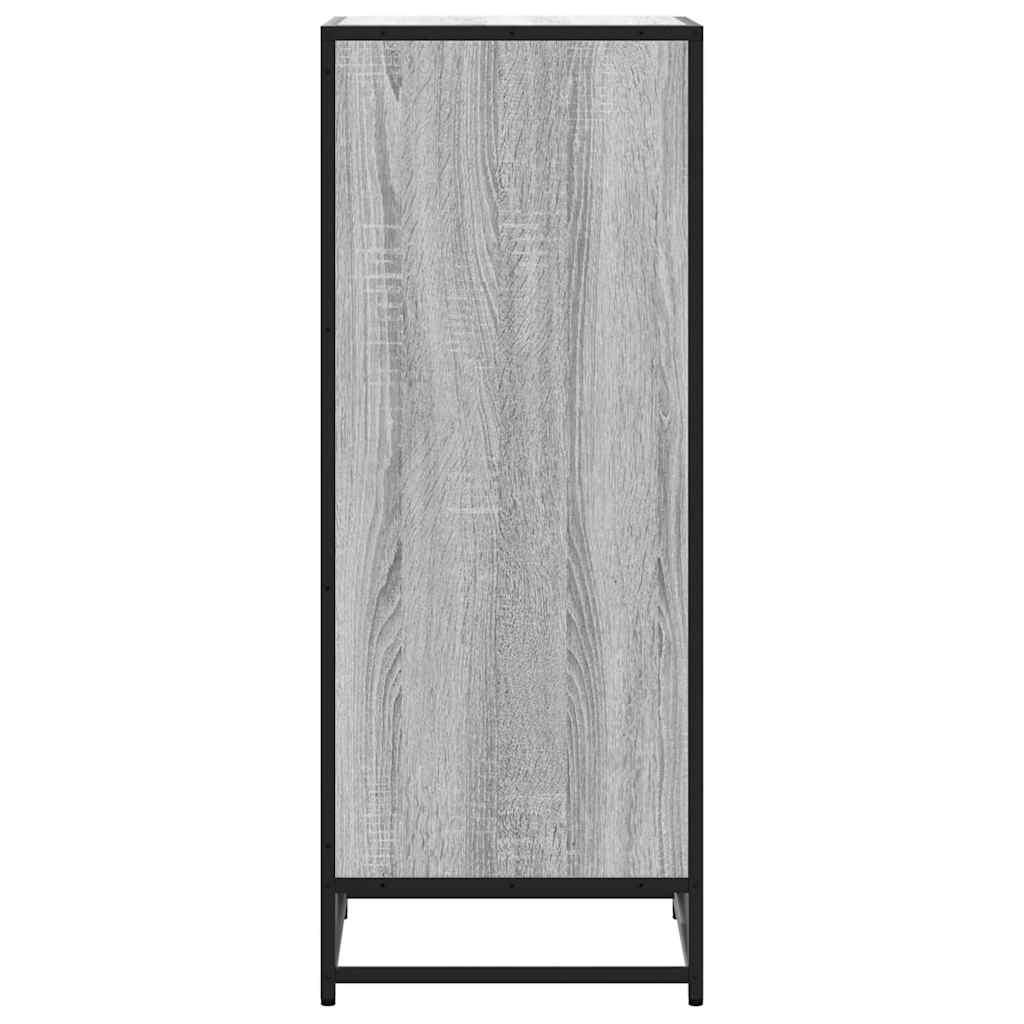 Scarpiera Grigio Sonoma 48x38x97,5 cm in Legno Multistrato - homemem39