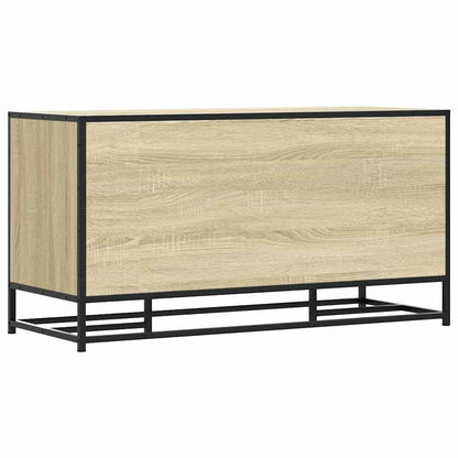 Scarpiera Sonoma Rovere 100x40x53,5 cm in Truciolato e Metallo | homemem39