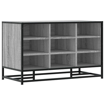 Scarpiera Grigia Sonoma 84x40x53,5 cm Truciolato e Metallo | homemem39