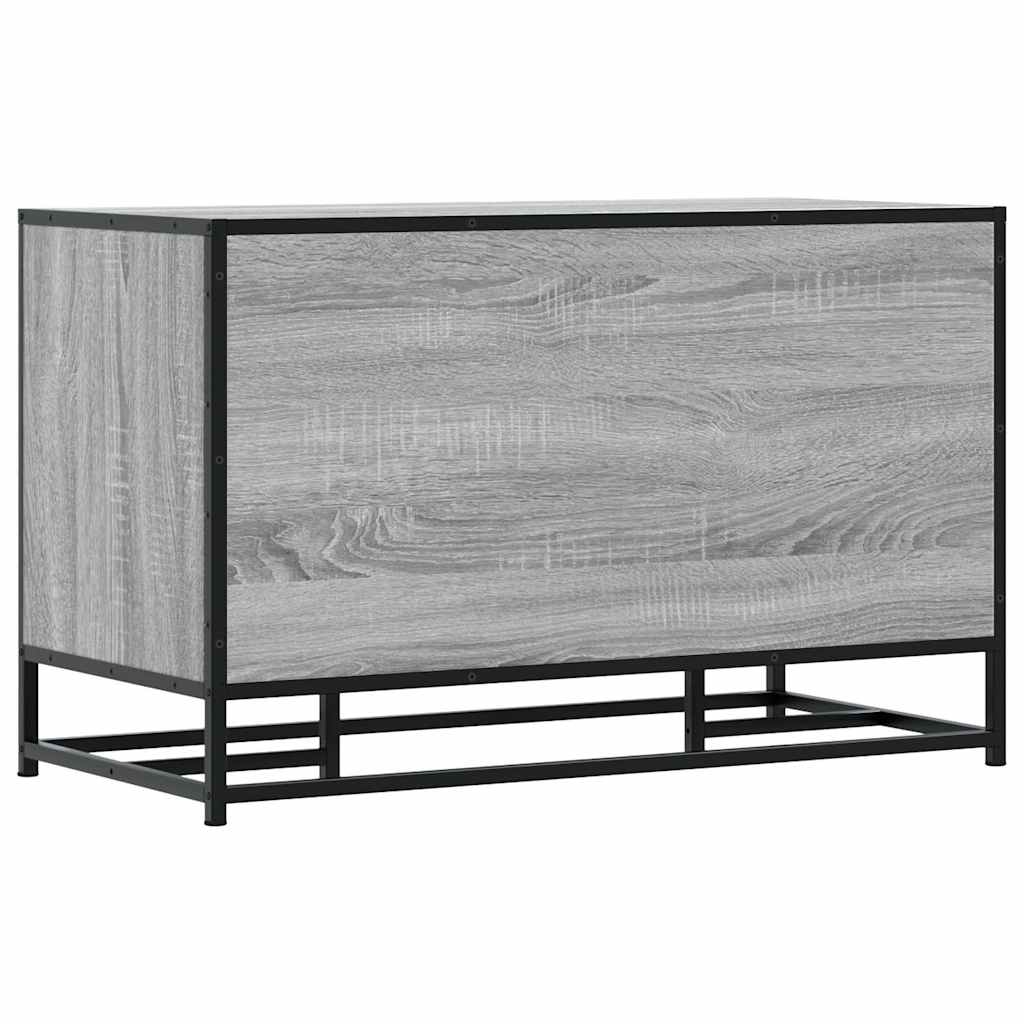 Scarpiera Grigia Sonoma 84x40x53,5 cm Truciolato e Metallo | homemem39