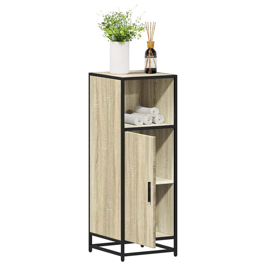 Mobiletto da bagno Rovere Sonoma 35x37,5x100 cm