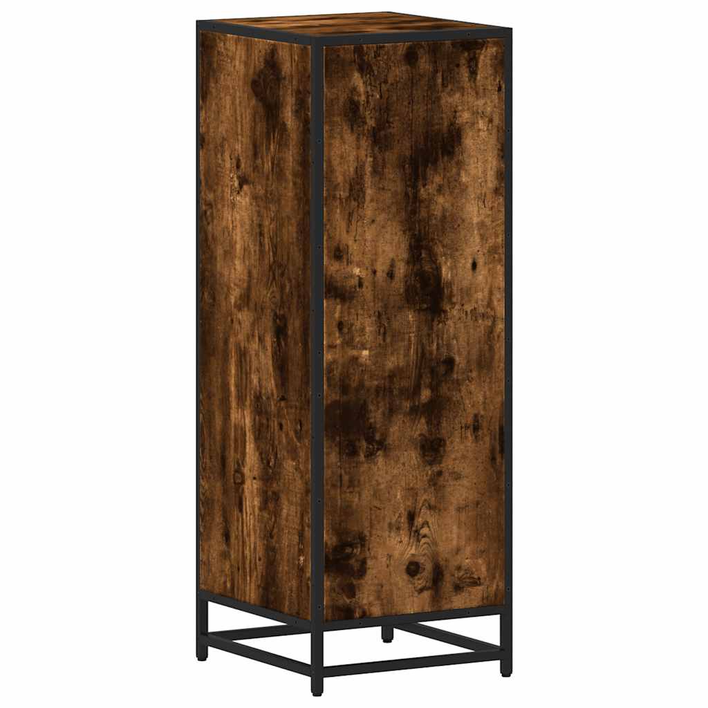 Armadietto Bagno Rovere Fumo 35x37,5x100 cm Legno Multistrato | homemem39