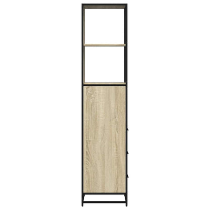 Armadietto Bagno Rovere Sonoma 35x37,5x166 cm Legno Multistrato | homemem39