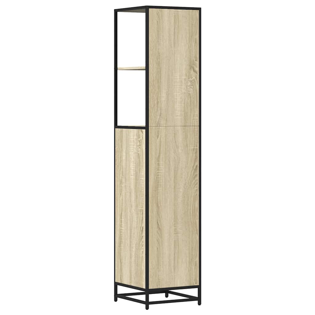 Armadietto Bagno Rovere Sonoma 35x37,5x166 cm Legno Multistrato | homemem39