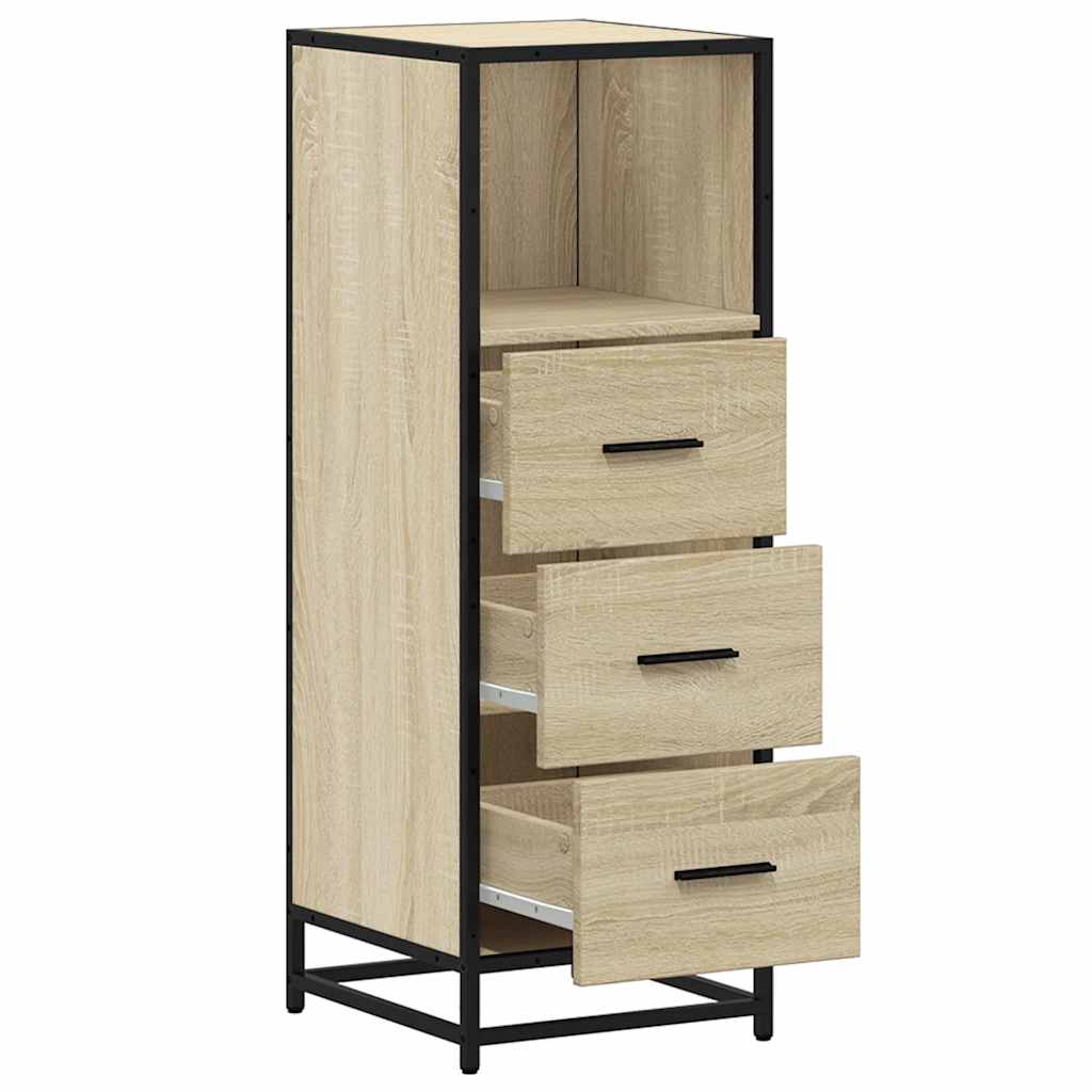 Armadietto Bagno Rovere Sonoma 35x37,5x100 cm Legno Multistrato | homemem39