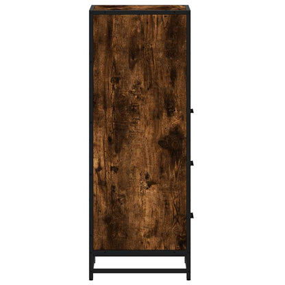 Armadietto Bagno Rovere Fumo 35x37,5x100cm in Legno Multistrato | homemem39