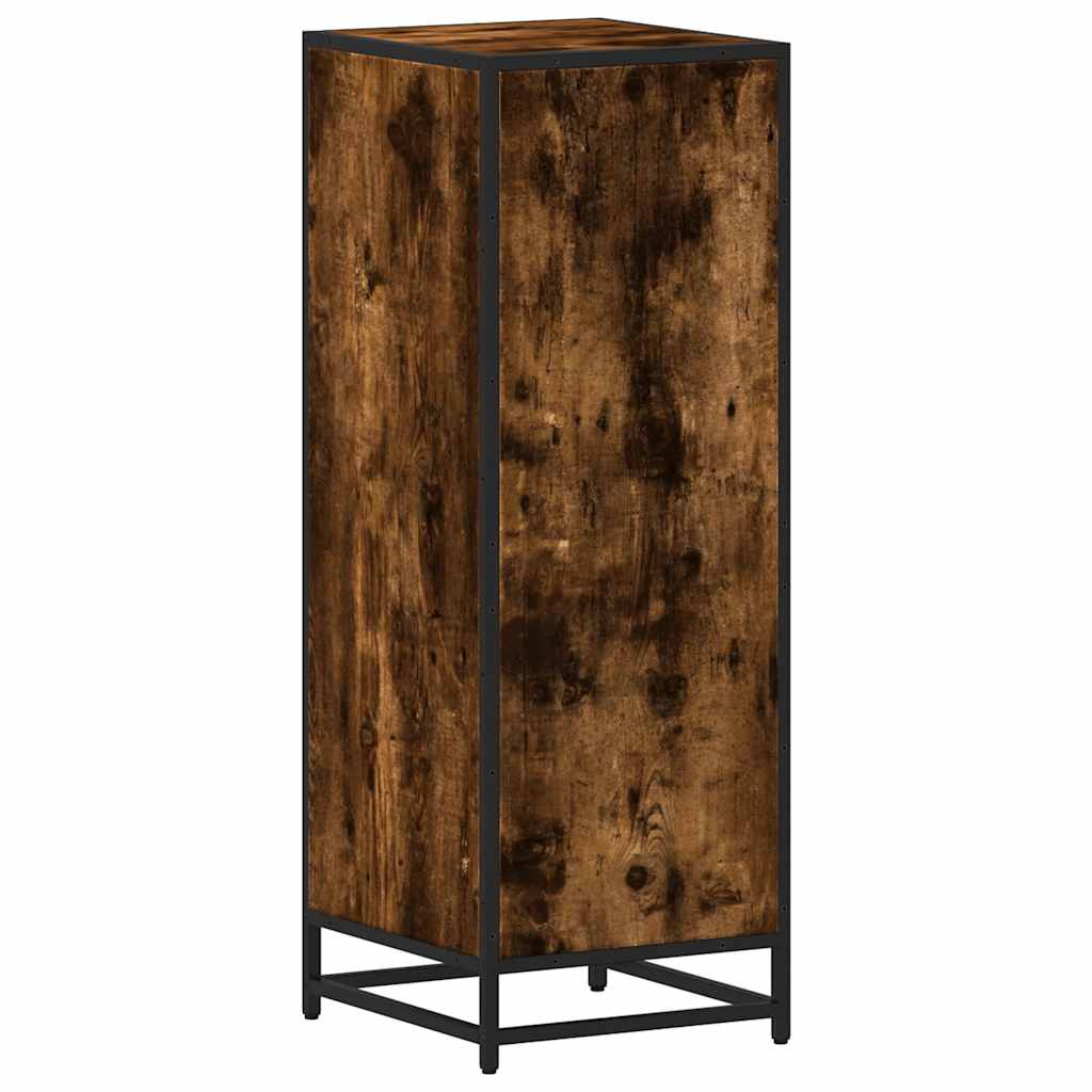 Armadietto Bagno Rovere Fumo 35x37,5x100cm in Legno Multistrato | homemem39