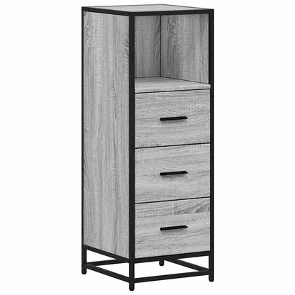 Armadietto Bagno Grigio Sonoma 35x37,5x100 cm Legno Multistrato | homemem39