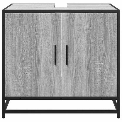 Mobile Lavabo Bagno Grigio Sonoma 65x33x60 cm Legno Multistrato | homemem39