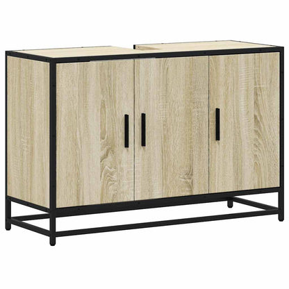 Mobiletto per Lavabo da Bagno rovere sonoma