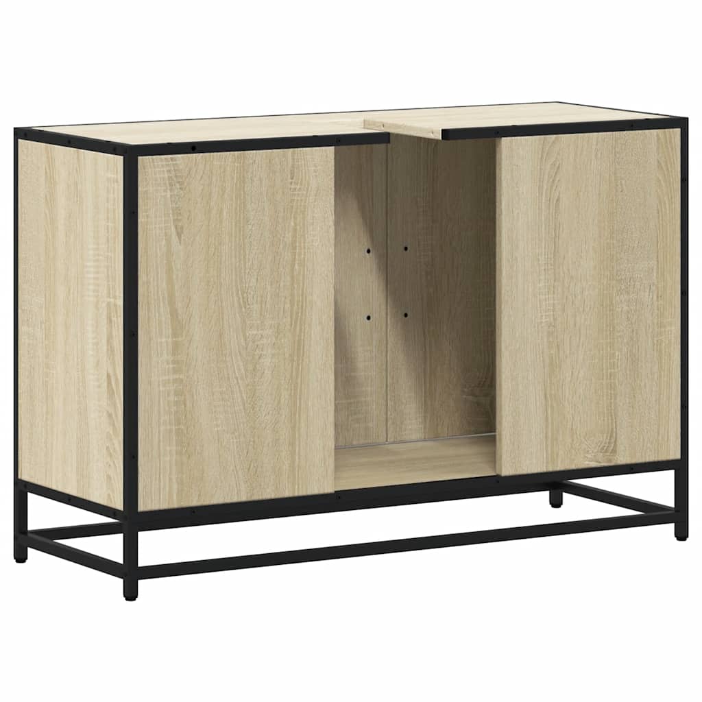 Mobiletto per Lavabo da Bagno rovere sonoma