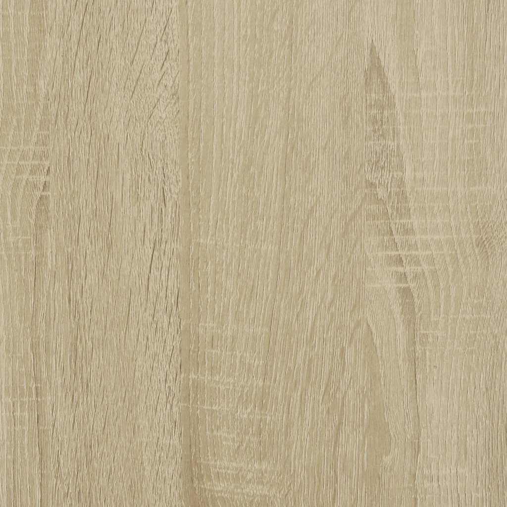 Mobiletto per Lavabo da Bagno Rovere Sonoma 90x33x60 cm Legno Massello | homemem39