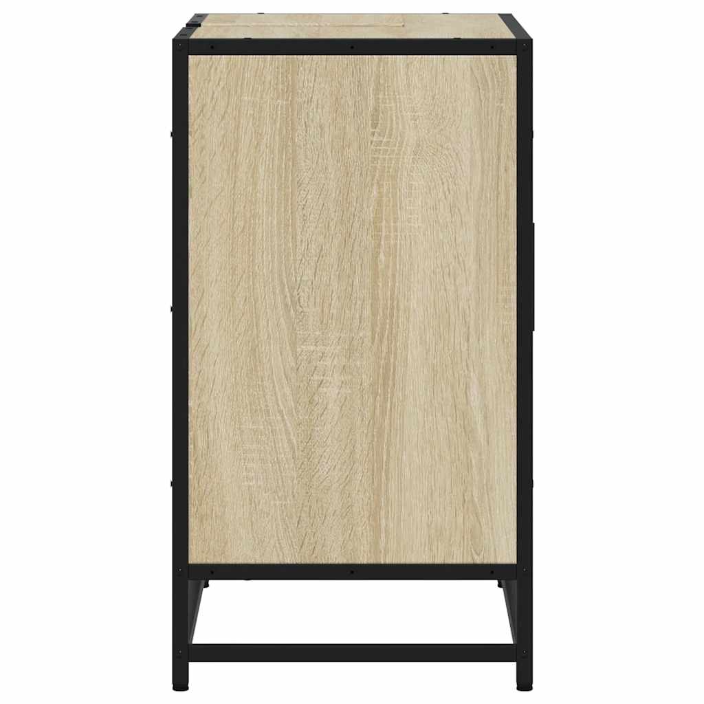 Mobile Lavabo da Bagno Rovere Sonoma 65x33x60 cm in Truciolato